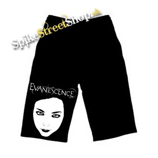 Kraťasy EVANESCENCE - Amy Lee - Ľahké sieťované čierne letné šortky