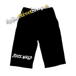 Kraťasy JUICE WRLD - Logo - Ľahké sieťované čierne letné šortky