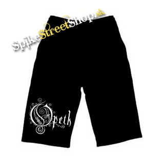 Kraťasy OPETH - Ľahké sieťované čierne letné šortky