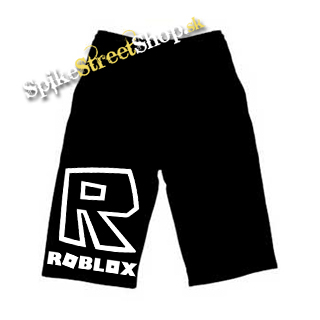 Kraťasy ROBLOX - Symbol & Znak - Voľné sieťované čierne letné šortky
