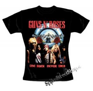 GUNS N ROSES - The Rock Never Dies - dámske tričko