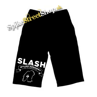 Kraťasy SLASH - Conspirators - Voľné sieťované čierne letné šortky