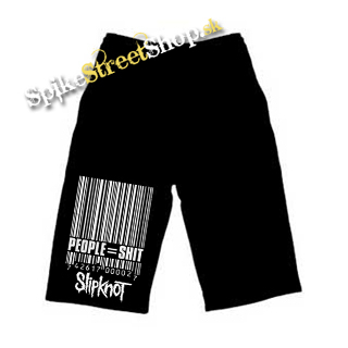 Kraťasy SLIPKNOT - People Shit - Voľné sieťované čierne letné šortky