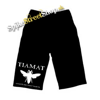 Kraťasy TIAMAT - Whatever That Hurts - Voľné sieťované čierne letné šortky