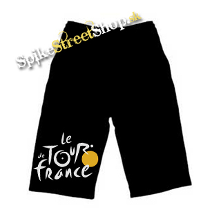 Kraťasy TOUR DE FRANCE - Voľné sieťované čierne letné šortky