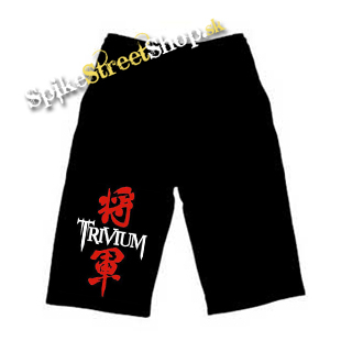 Kraťasy TRIVIUM - Shogun - Voľné sieťované čierne letné šortky