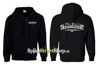 AVANTASIA - Logo - čierna detská mikina na zips