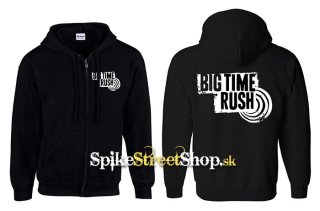 BIG TIME RUSH - Logo - čierna detská mikina na zips