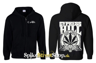 CYPRESS HILL - 420 2013 - čierna detská mikina na zips