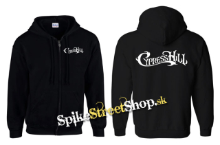 CYPRESS HILL - Logo - čierna detská mikina na zips