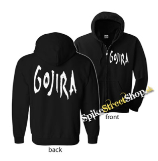 GOJIRA - Logo - čierna detská mikina na zips