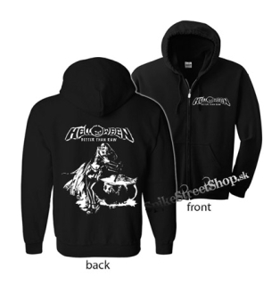 HELLOWEEN - Better Than Raw - čierna detská mikina na zips
