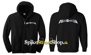 HELLOWEEN - Logo - čierna detská mikina na zips