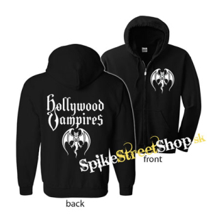 HOLLYWOOD VAMPIRES - Logo - čierna detská mikina na zips