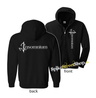 INSOMNIUM - Logo - čierna detská mikina na zips