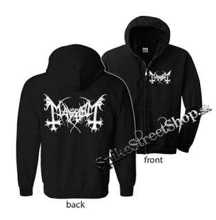 MAYHEM - Logo - čierna detská mikina na zips
