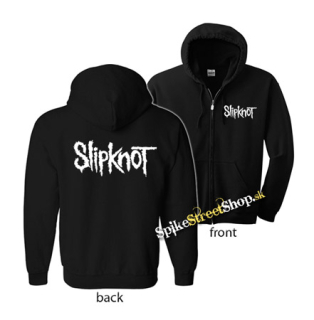 SLIPKNOT - Logo - čierna detská mikina na zips