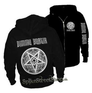 DIMMU BORGIR - Pentagram - čierna detská mikina na zips