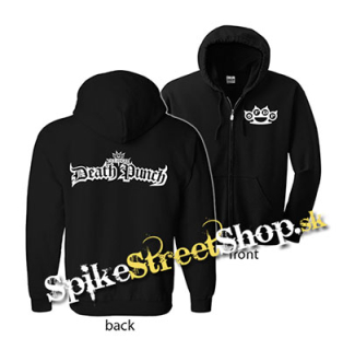 FIVE FINGER DEATH PUNCH - Logo - čierna detská mikina na zips