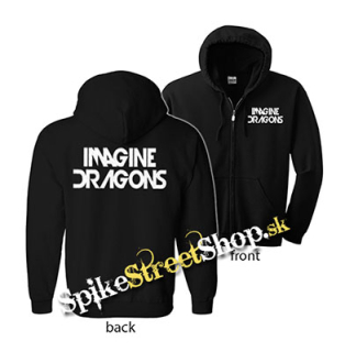 IMAGINE DRAGONS - Logo - čierna detská mikina na zips