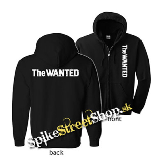 THE WANTED - Logo - čierna detská mikina na zips