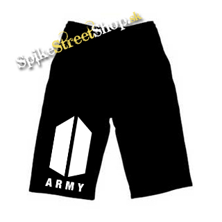 Detské kraťasy BTS - BANGTAN BOYS - Army Logo - Ľahké sieťované šortky