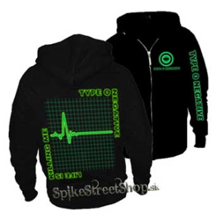 TYPE O NEGATIVE - Life is Killing - čierna pánska mikina na zips