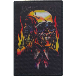 MEGADETH - Flaming Vic - nažehľovacia nášivka