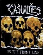 CASUALTIES - On The Front Line - chrbtová nášivka