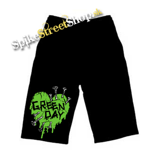 Detské kraťasy GREEN DAY - Green Heart - Ľahké sieťované šortky