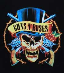 GUNS N ROSES - lebka - chrbtová nášivka