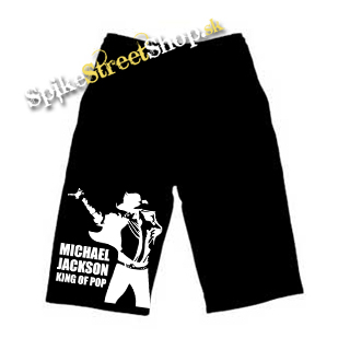 Detské kraťasy MICHAEL JACKSON - King Of Pop Motive 2 - Ľahké sieťované šortky