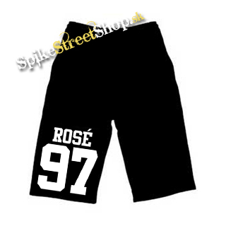 Detské kraťasy BLACKPINK - ROSÉ 97 - White Logo - Ľahké sieťované šortky