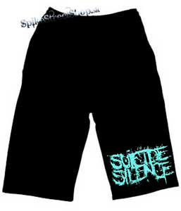 Detské kraťasy SUICIDE SILENCE - Turquoise Logo - Ľahké sieťované šortky