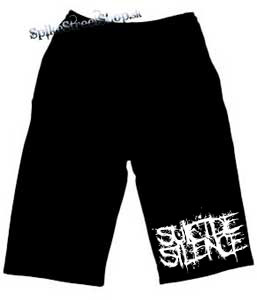 Detské kraťasy SUICIDE SILENCE - White Logo - Ľahké sieťované šortky