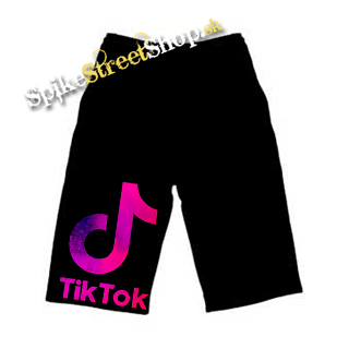 Detské kraťasy TIK TOK - Logo Rainbow - Ľahké sieťované šortky