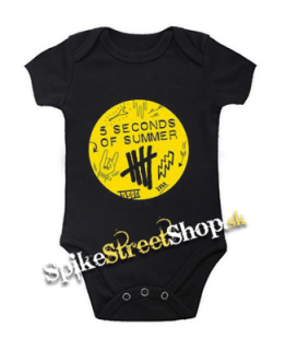 5 SECONDS OF SUMMER - Scribble Logo - čierne detské body