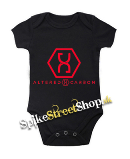 ALTERED CARBON - Red Logo - čierne detské body