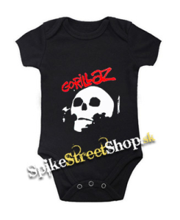 GORILLAZ - Skull - čierne detské body