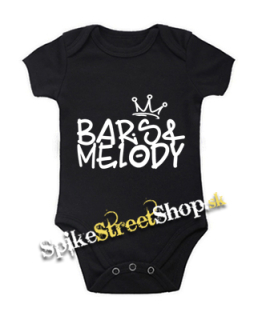 BARS & MELODY - Logo Crest - čierne detské body