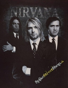 NIRVANA - Band In Suits- chrbtová nášivka