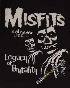MISFITS - Legacy Of Brutality - chrbtová nášivka
