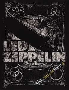 LED ZEPPELIN - Vintage Zeppelin - chrbtová nášivka