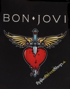 BON JOVI - Heart - chrbtová nášivka