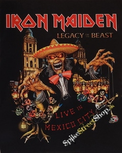 IRON MAIDEN - Live In Mexico City - chrbtová nášivka