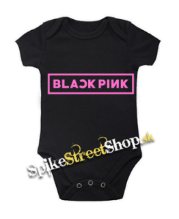 BLACKPINK - Logo - čierne detské body