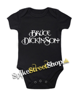 BRUCE DICKINSON - Logo - čierne detské body
