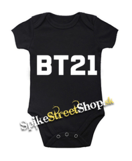 BT21 - Logo - čierne detské body