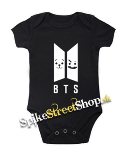 BTS - Emoji BT21 Logo - čierne detské body