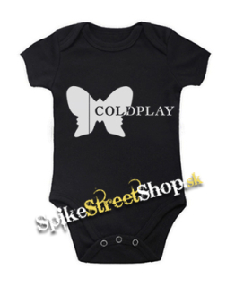 COLDPLAY - Butterfly Logo - čierne detské body